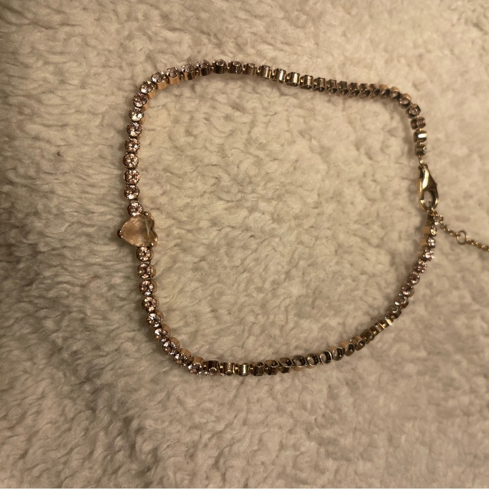 Pandora pink crystal rose gold Met Ale 3 bracelet